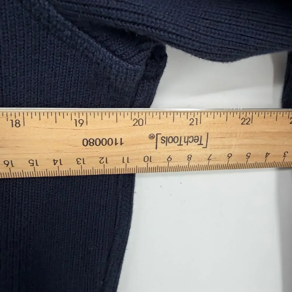 Banana Republic Sweater Men’s Medium Navy Fisherman Turtleneck‎ Outdoor Nautical